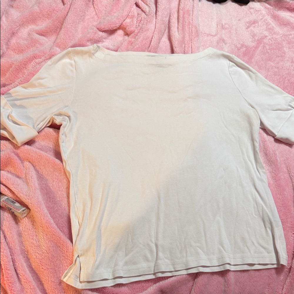 Ralph Lauren Elegant White Short Sleeve Tee